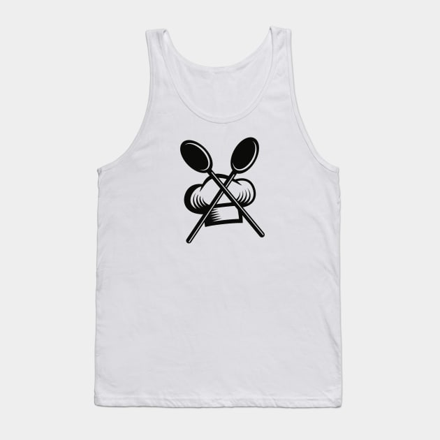 Restaurant Logo Tank Top by linesdesigns